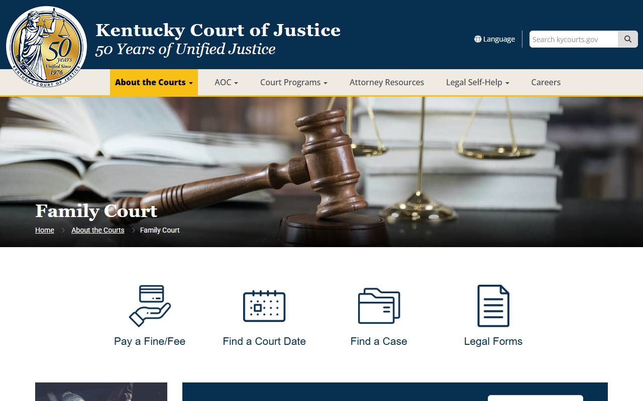 Fayette County Kentucky Family Court handling divorce cases
